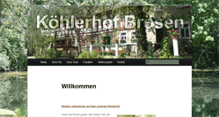 Desktop Screenshot of koehlerhof-broesen.de
